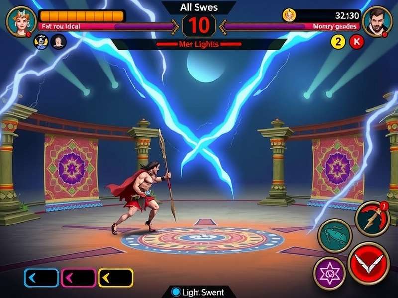 Lightning Gladiator Game Screenshot